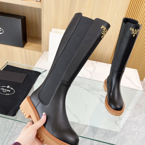 Replica Prada Boots For Women #1258583 $140.00 USD for Wholesale