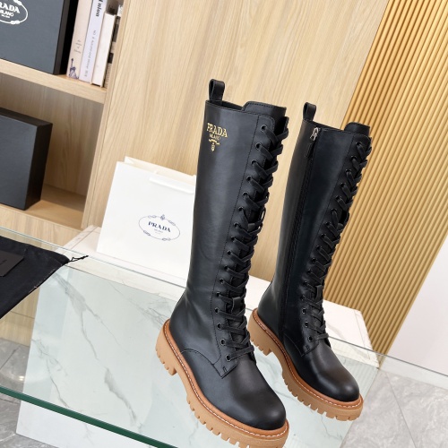 Wholesale Prada Boots For Women #1258584 $140.00 USD, Wholesale Quality Replica Prada Boots