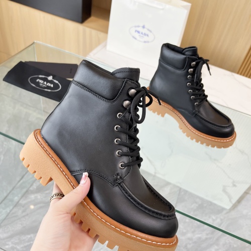 Replica Prada Boots For Women #1258585 $115.00 USD for Wholesale