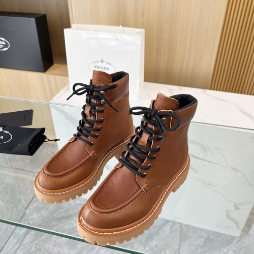 Wholesale Prada Boots For Women #1258586 $115.00 USD, Wholesale Quality Replica Prada Boots