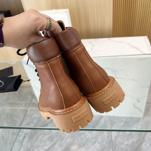 Replica Prada Boots For Women #1258586 $115.00 USD for Wholesale