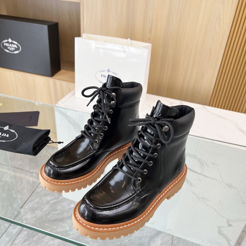 Wholesale Prada Boots For Women #1258588 $115.00 USD, Wholesale Quality Replica Prada Boots