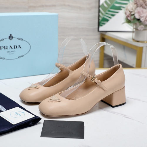 Wholesale Prada High-heeled Shoes For Women #1258590 $108.00 USD, Wholesale Quality Replica Prada High-heeled Shoes