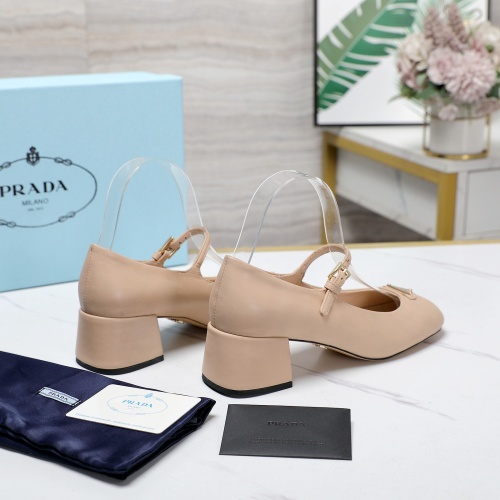 Replica Prada High-heeled Shoes For Women #1258590 $108.00 USD for Wholesale