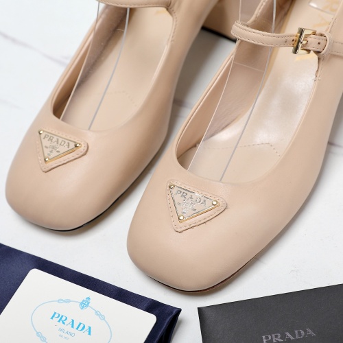 Replica Prada High-heeled Shoes For Women #1258590 $108.00 USD for Wholesale