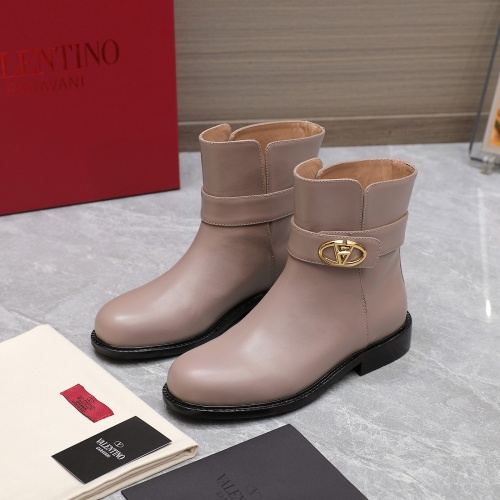 Wholesale Valentino Boots For Women #1258595 $130.00 USD, Wholesale Quality Replica Valentino Boots