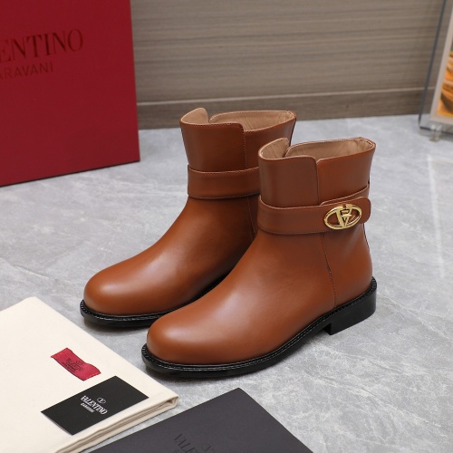 Wholesale Valentino Boots For Women #1258596 $130.00 USD, Wholesale Quality Replica Valentino Boots