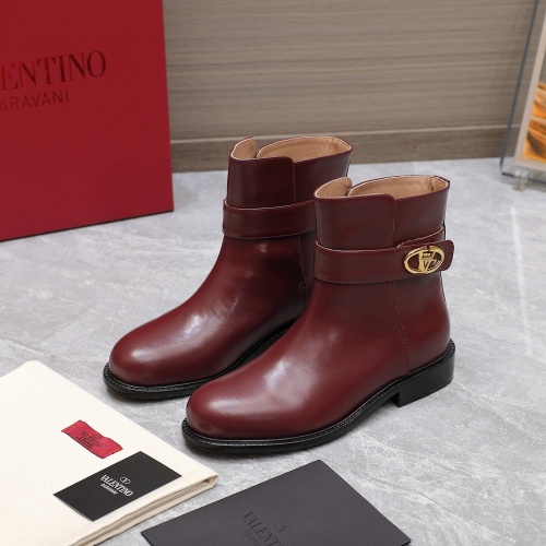 Wholesale Valentino Boots For Women #1258597 $130.00 USD, Wholesale Quality Replica Valentino Boots