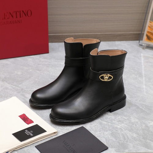 Wholesale Valentino Boots For Women #1258598 $130.00 USD, Wholesale Quality Replica Valentino Boots