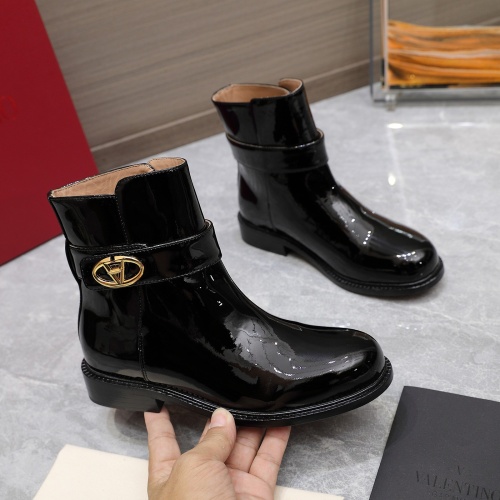 Replica Valentino Boots For Women #1258599 $130.00 USD for Wholesale