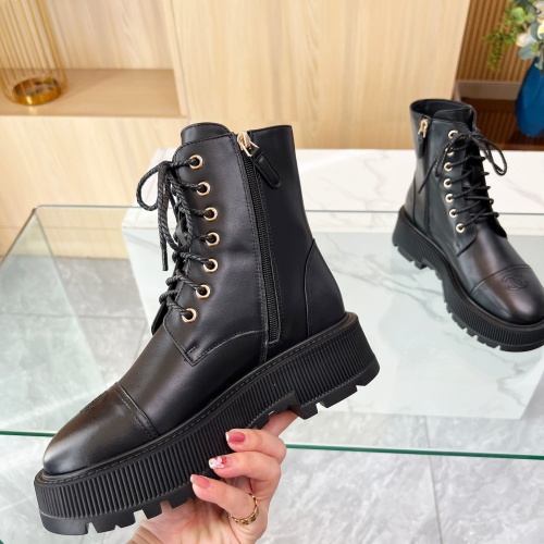 Replica Chanel Boots For Women #1258607 $105.00 USD for Wholesale