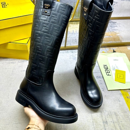 Wholesale Fendi Fashion Boots For Women #1258643 $132.00 USD, Wholesale Quality Replica Fendi Fashion Boots