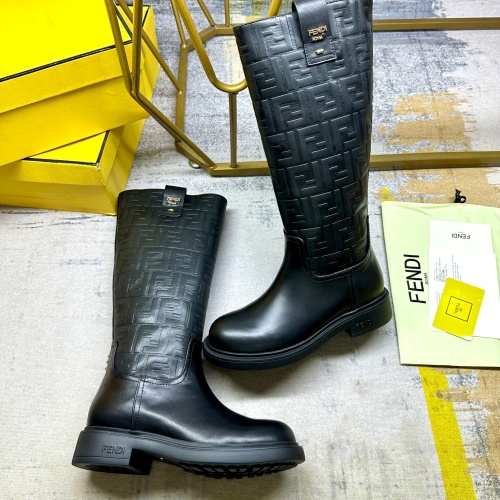 Replica Fendi Fashion Boots For Women #1258643 $132.00 USD for Wholesale