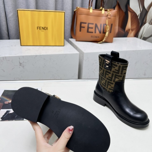 Replica Fendi Fashion Boots For Women #1258644 $102.00 USD for Wholesale