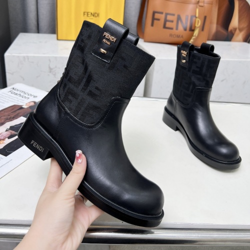 Wholesale Fendi Fashion Boots For Women #1258645 $102.00 USD, Wholesale Quality Replica Fendi Fashion Boots