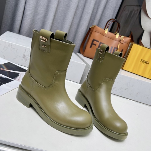 Wholesale Fendi Fashion Boots For Women #1258646 $112.00 USD, Wholesale Quality Replica Fendi Fashion Boots