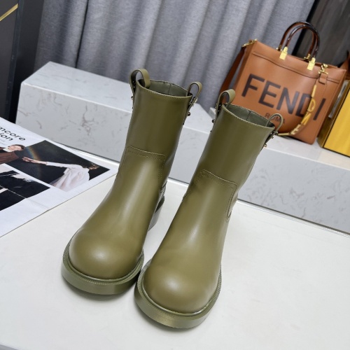 Replica Fendi Fashion Boots For Women #1258646 $112.00 USD for Wholesale