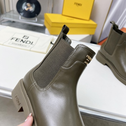 Replica Fendi Fashion Boots For Women #1258648 $115.00 USD for Wholesale