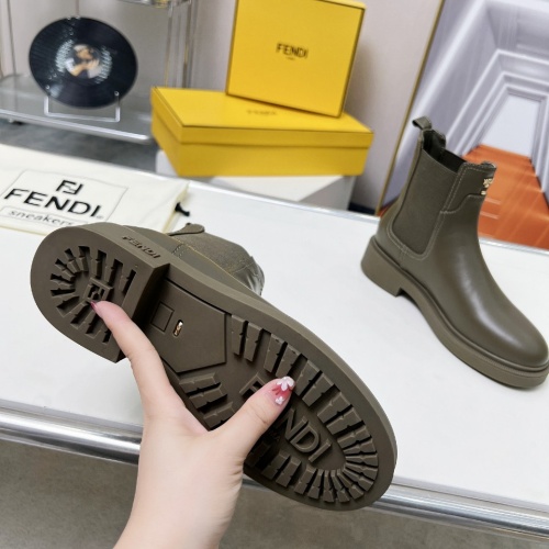 Replica Fendi Fashion Boots For Women #1258648 $115.00 USD for Wholesale