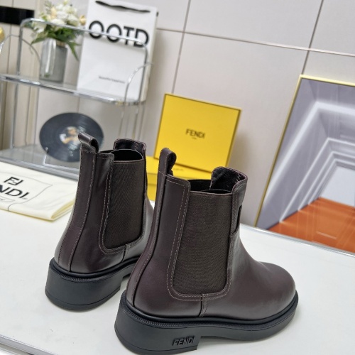 Replica Fendi Fashion Boots For Women #1258649 $115.00 USD for Wholesale