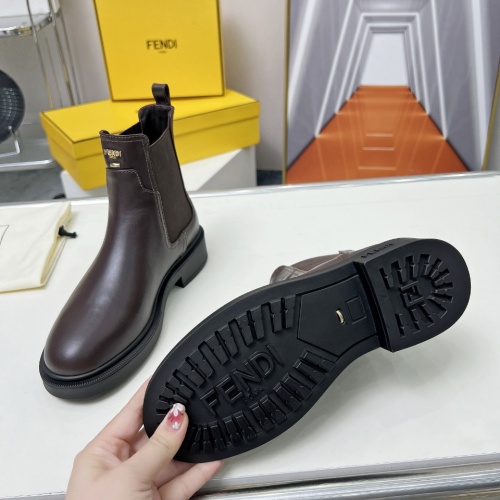 Replica Fendi Fashion Boots For Women #1258649 $115.00 USD for Wholesale