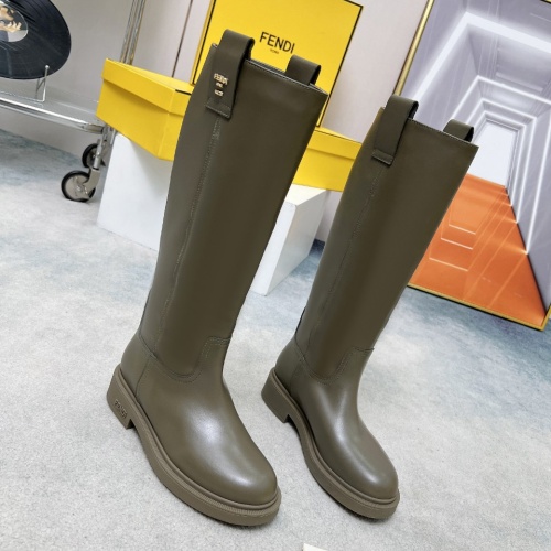 Replica Fendi Fashion Boots For Women #1258651 $162.00 USD for Wholesale