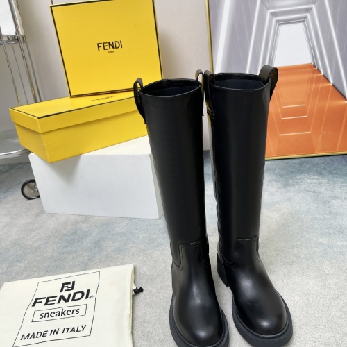 Replica Fendi Fashion Boots For Women #1258652 $162.00 USD for Wholesale