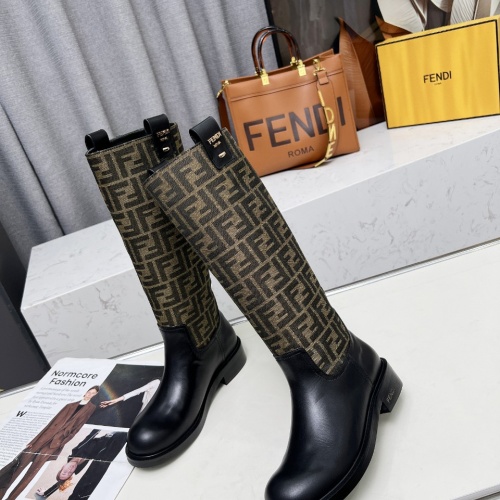 Replica Fendi Fashion Boots For Women #1258653 $130.00 USD for Wholesale