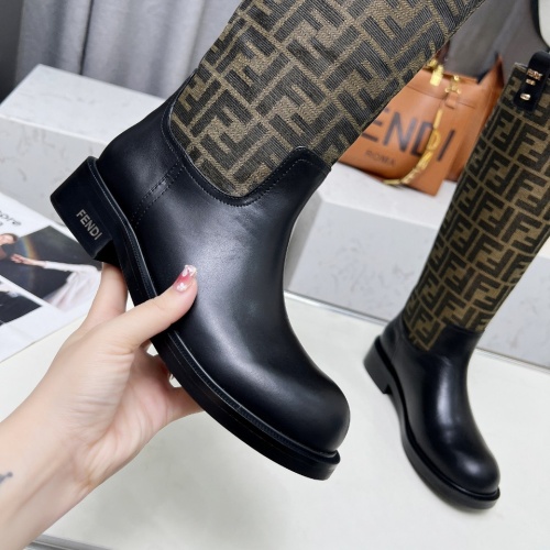 Replica Fendi Fashion Boots For Women #1258653 $130.00 USD for Wholesale