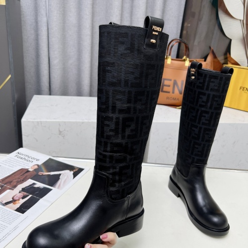 Replica Fendi Fashion Boots For Women #1258655 $130.00 USD for Wholesale