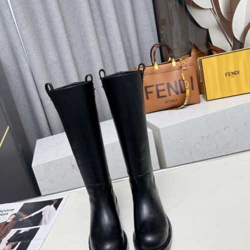 Replica Fendi Fashion Boots For Women #1258657 $150.00 USD for Wholesale