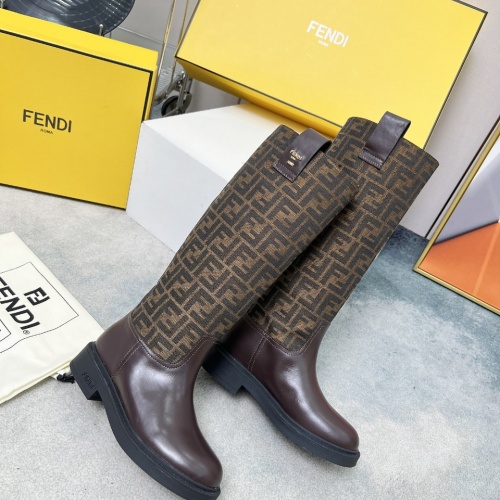 Replica Fendi Fashion Boots For Women #1258658 $132.00 USD for Wholesale