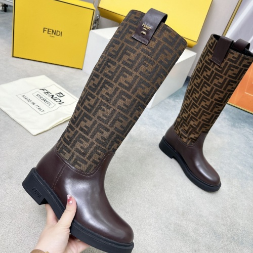 Replica Fendi Fashion Boots For Women #1258658 $132.00 USD for Wholesale