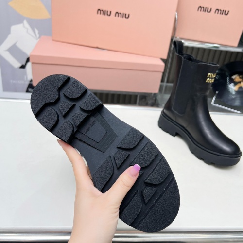 Replica MIU MIU Boots For Women #1258662 $108.00 USD for Wholesale