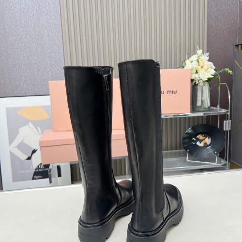 Replica MIU MIU Boots For Women #1258663 $140.00 USD for Wholesale