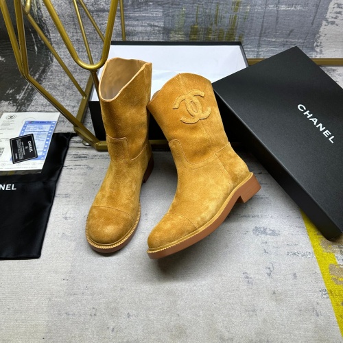 Replica Chanel Boots For Women #1258666 $108.00 USD for Wholesale