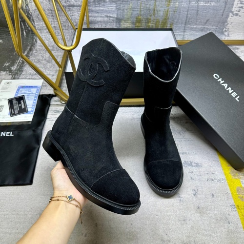 Wholesale Chanel Boots For Women #1258667 $108.00 USD, Wholesale Quality Replica Chanel Boots