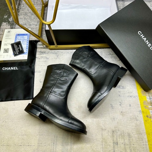 Replica Chanel Boots For Women #1258668 $108.00 USD for Wholesale