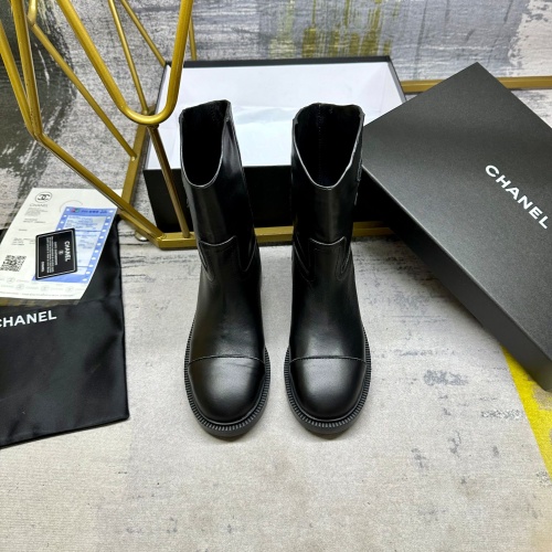 Replica Chanel Boots For Women #1258668 $108.00 USD for Wholesale