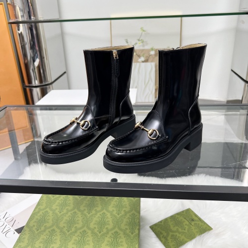 Wholesale Gucci Boots For Women #1258669 $112.00 USD, Wholesale Quality Replica Gucci Boots