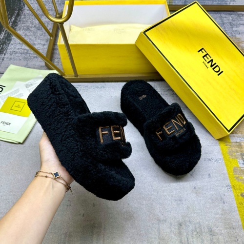 Replica Fendi Slippers For Women #1258674 $102.00 USD for Wholesale