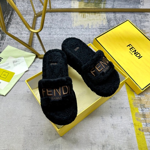 Replica Fendi Slippers For Women #1258674 $102.00 USD for Wholesale