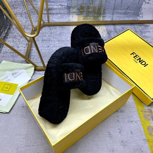 Replica Fendi Slippers For Women #1258674 $102.00 USD for Wholesale