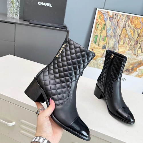 Wholesale Chanel Boots For Women #1258682 $115.00 USD, Wholesale Quality Replica Chanel Boots