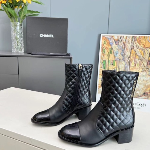 Replica Chanel Boots For Women #1258682 $115.00 USD for Wholesale