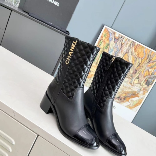 Replica Chanel Boots For Women #1258683 $115.00 USD for Wholesale