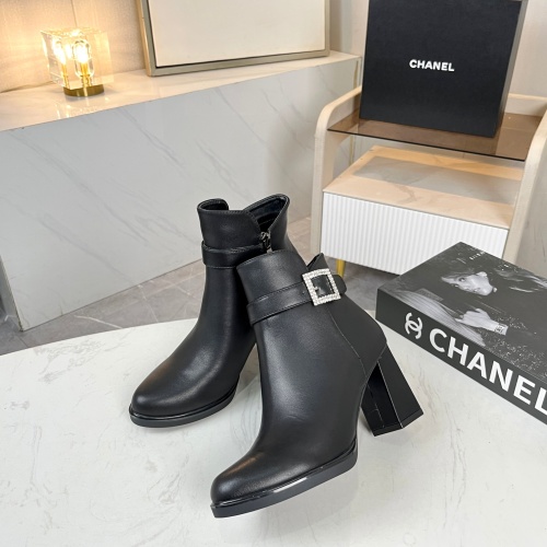 Replica Chanel Boots For Women #1258684 $98.00 USD for Wholesale