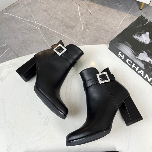 Replica Chanel Boots For Women #1258684 $98.00 USD for Wholesale