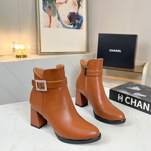 Wholesale Chanel Boots For Women #1258685 $98.00 USD, Wholesale Quality Replica Chanel Boots