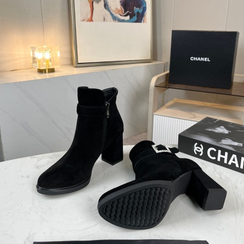 Replica Chanel Boots For Women #1258686 $98.00 USD for Wholesale